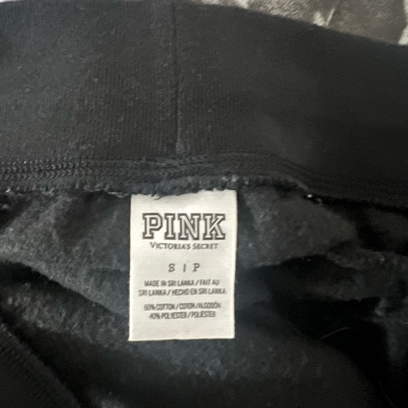 Rhinestone encrusted PINK brand sweat pants - Picture 3 of 3